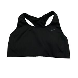Nike Dri Fit Women’s Medium Black Molded Cup Racerback Athletic Sports Bra